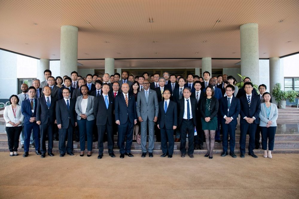 President Paul Kagame yesterday held talks with a delegation of 57 Japanese investors