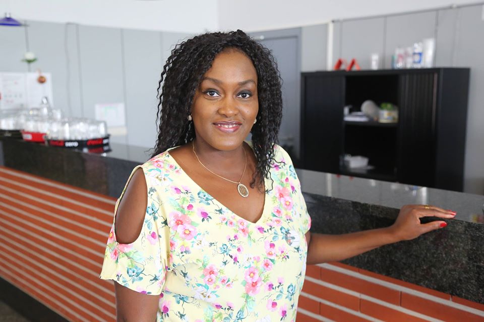Denise Zaneza, a prominent woman who denies the 1994 Genocide against the Tutsi. 