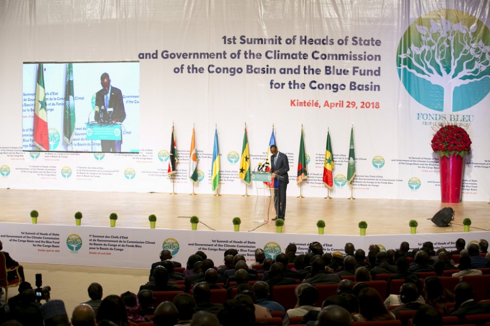 Kagame speaks to the Heads of States and Government yesterday 