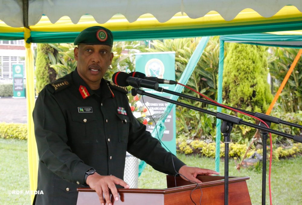 The Gen. Nyamvumba encouraged them to share experience and insight in various approaches to overcome security challenges at national, regional, continental and at global level. 