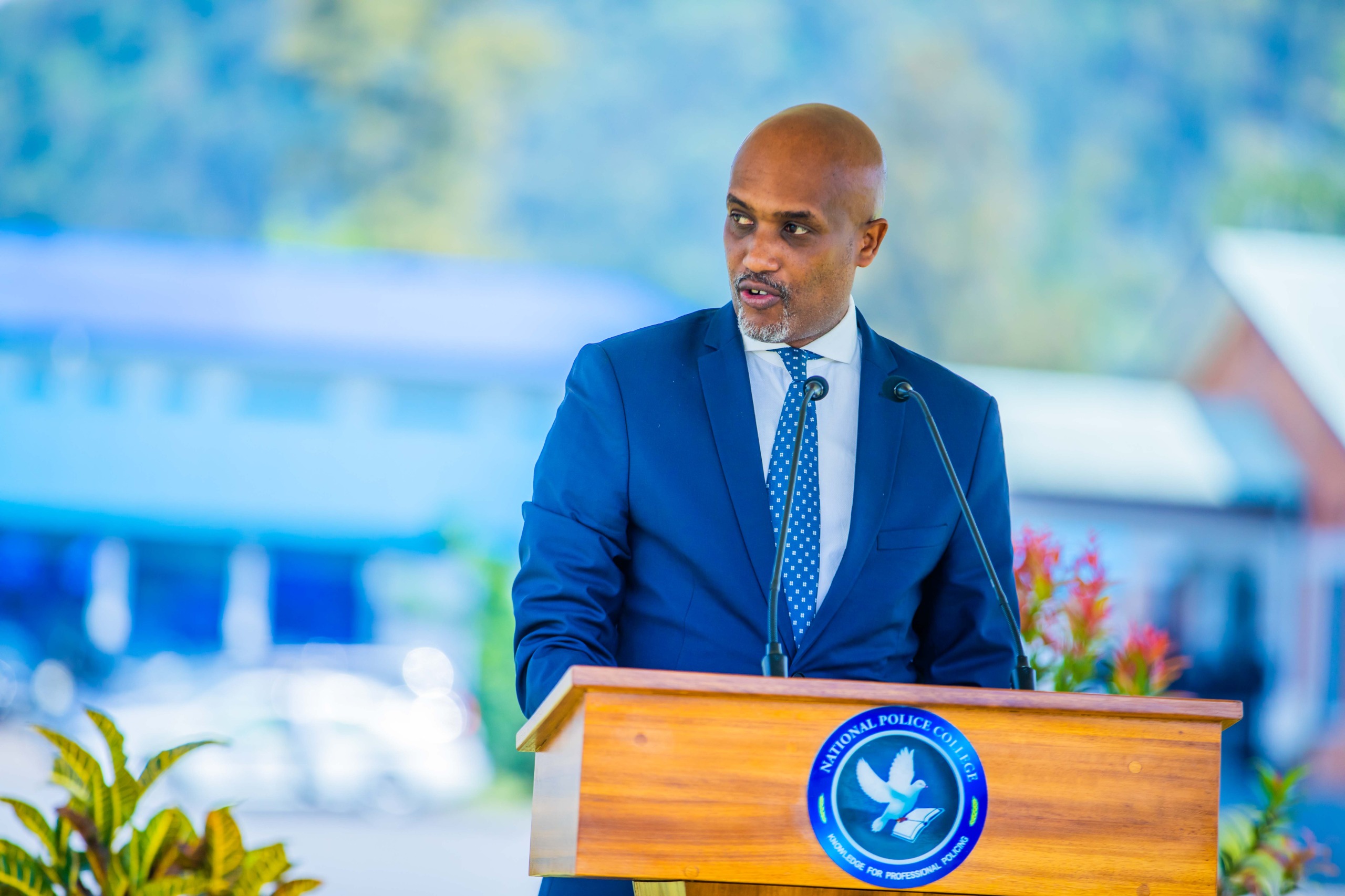 Minister Ugirashebuja said that the graduation is another significant milestone in the professional development of senior officers from African law enforcement organs.