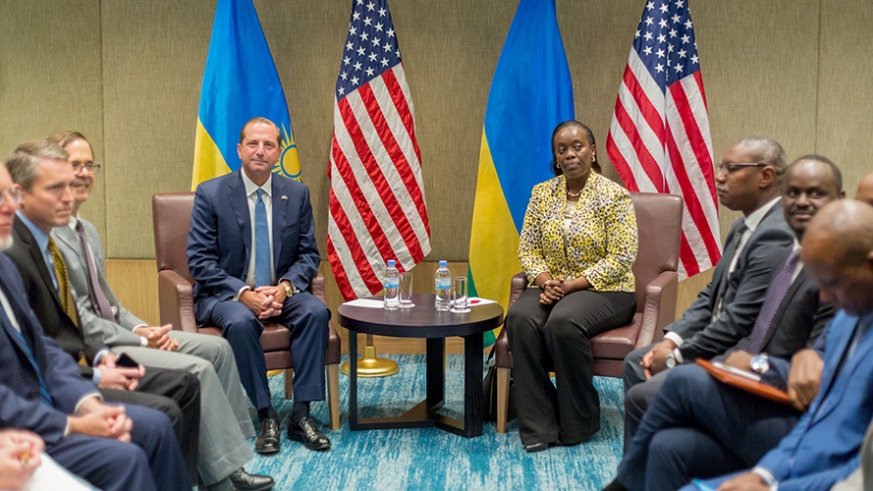 Secretary Azar and Dr. Gashumba spoke of continued opportunities for growth