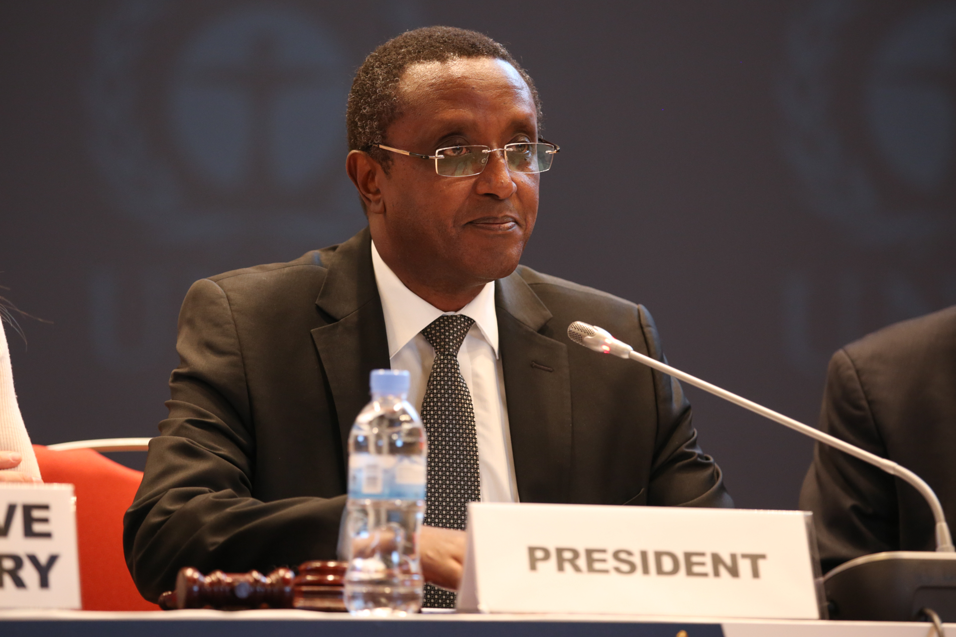 Dr Vincent Biruta, the president of Social Democratic Party (PSD)