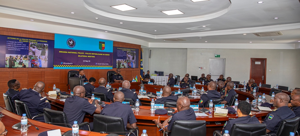 The bilateral meeting took place at the RNP headquarters in Kacyiru.