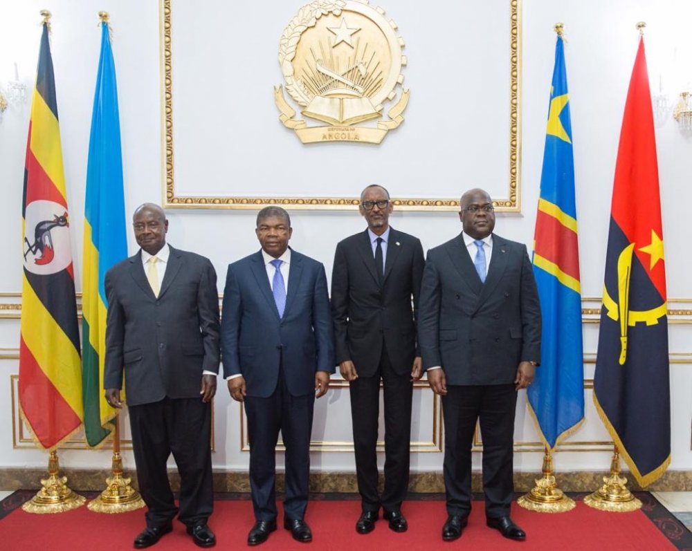 The four heads of state also committed on striving for common interests.