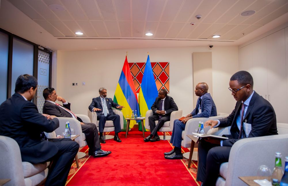 It's worth noting that Rwanda and Mauritius enjoy existing vibrant relations.