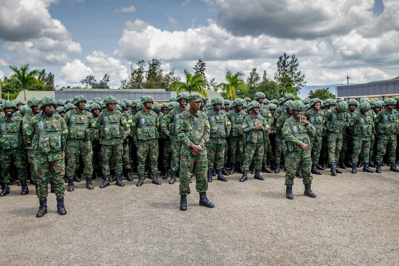 The troops have been urged to maintain utmost discipline and commitment to the mission.