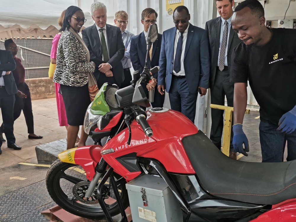 Electric motorcycles transport for 250,000  km in total on Rwandan territory