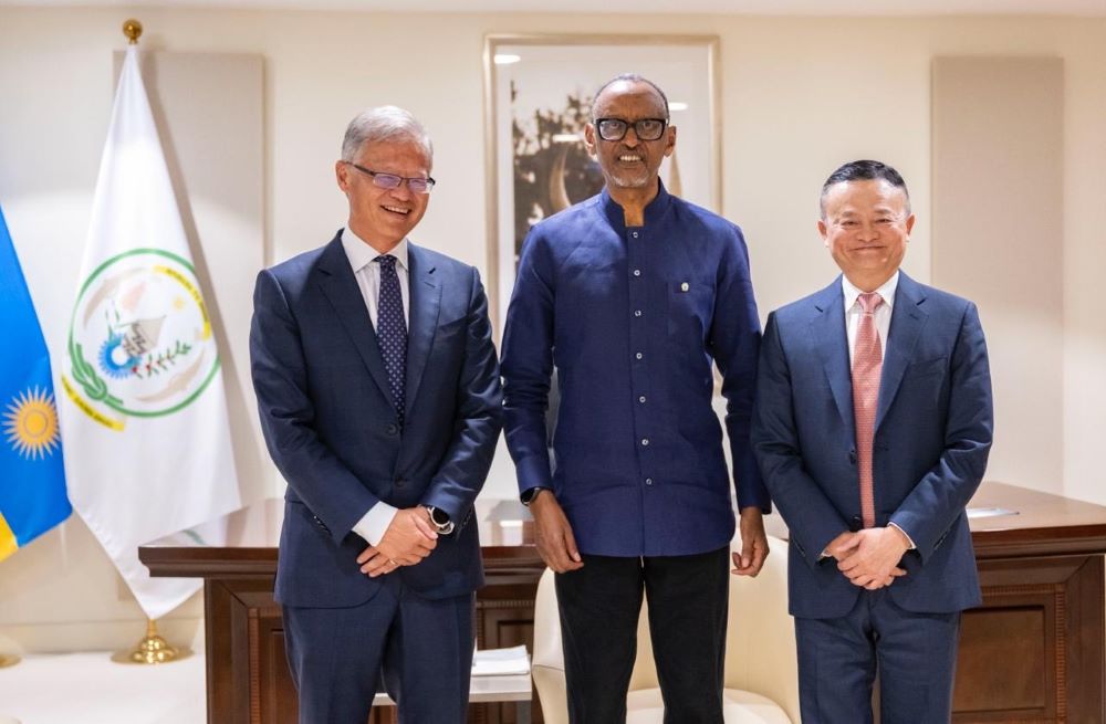 President Paul Kagame on Saturday, December 13, 2025, met with Jack Ma, Founder of Alibaba Group, and Jerry Yang, Co-Founder of Yahoo.