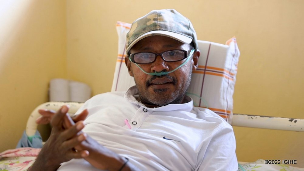 Jean Baptiste Muvunyi was hospitalized four years ago. 