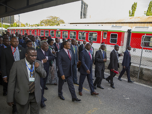 Heads of State Launch OF Railways assets linking four countries in the Central Corridor