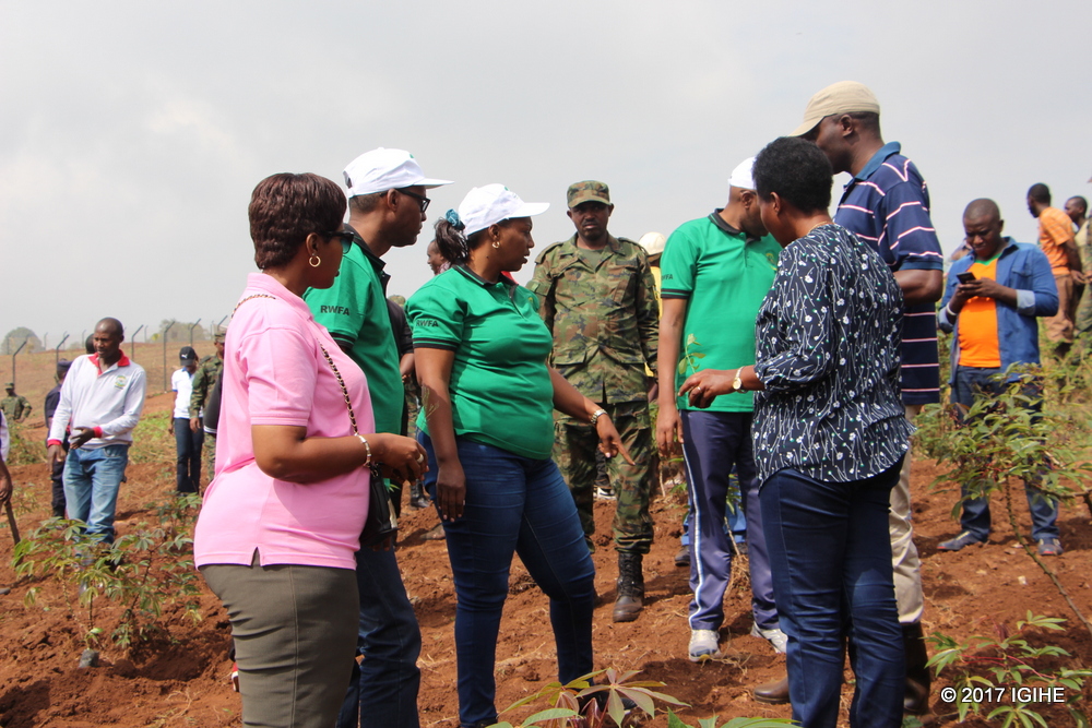 The event left three thousand trees planted in Kicukiro district