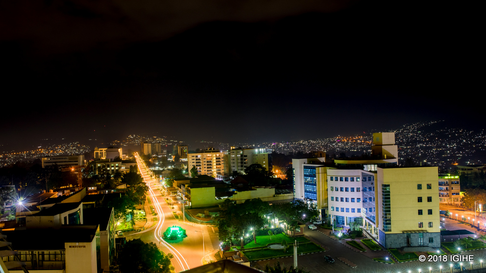 Roads in Kigali are safe at night as they are at day. 