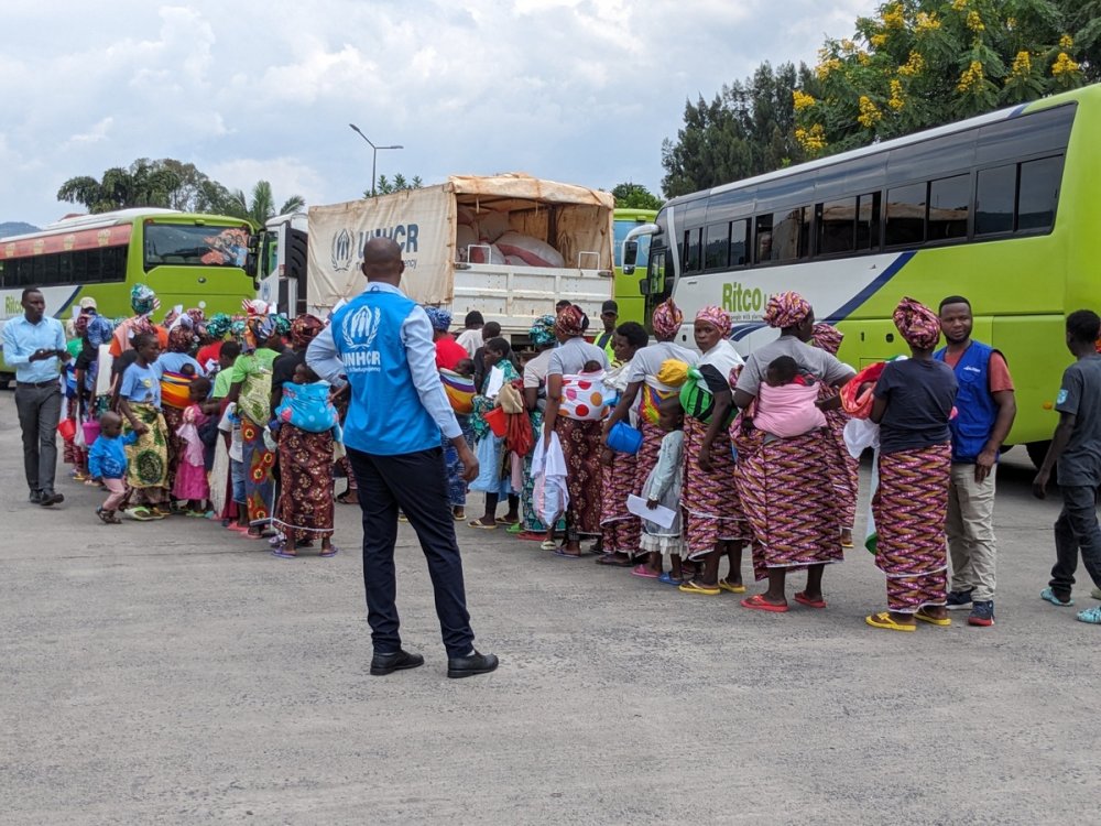 Upon arrival on December 11, 2025, returnees were taken to the Kijote Transit Camp in Nyabihu District.