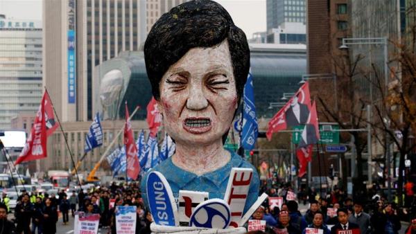 Millions of people have taken to the streets, calling for President Park to resign