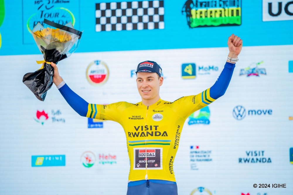 Jonathan Vervenne won the first stage of Tour du Rwanda on Sunday.
