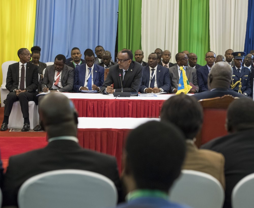 President Kagame speaks in the summit