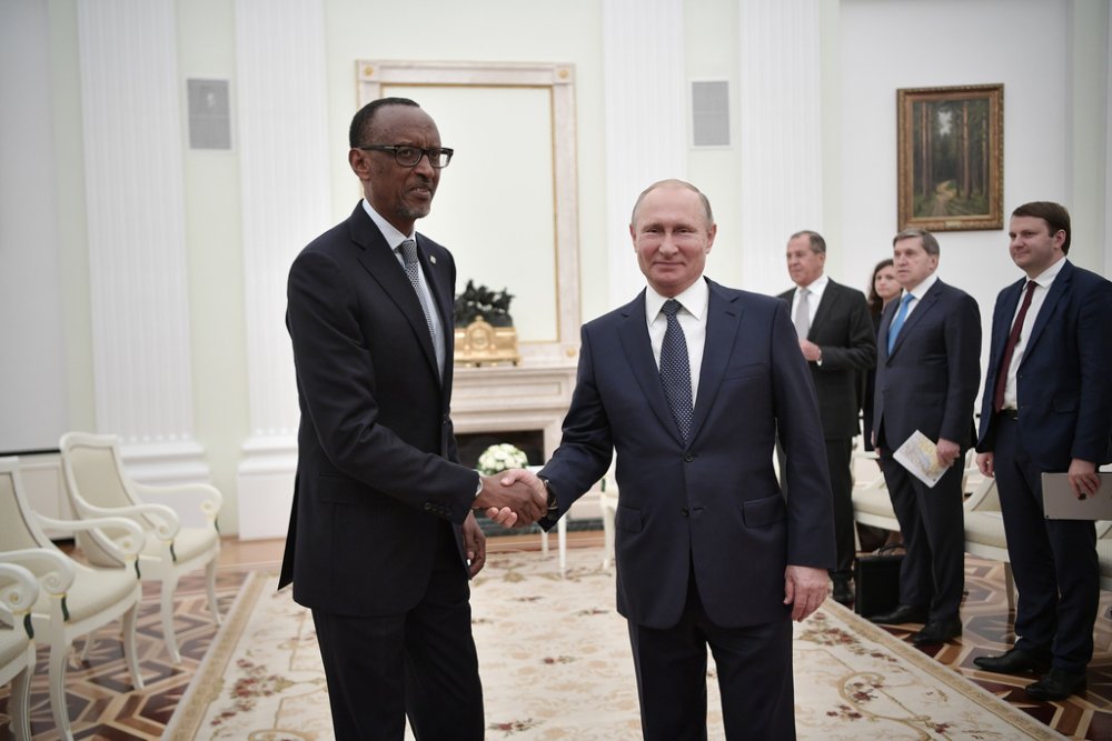 President Paul Kagame has met with Russian President Vladimir Putin in Moscow, Russia and discussed various aspects of bilateral cooperation.