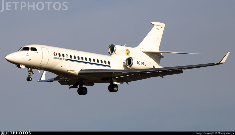 Flight tracking data from Flightradar24 shows that a Belgian Air Force Dassault Falcon 7X departed Belgium on March 17, landing in Kinshasa before proceeding to Kindu on March 18. 