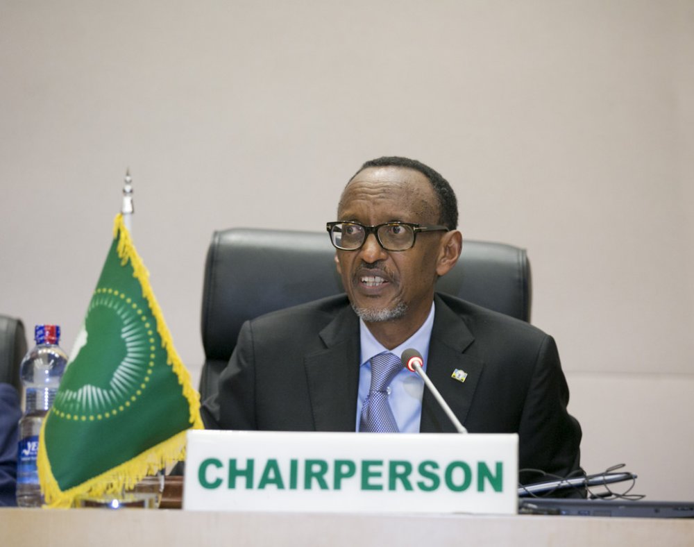 Kagame chaired the Bureau of AU Assembly yesterday in Ethiopia