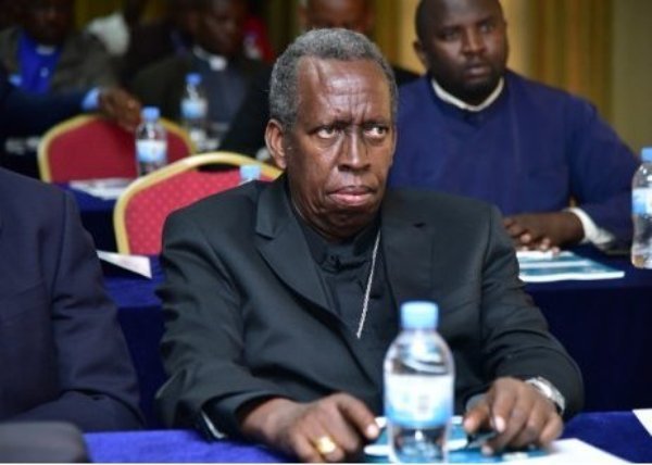 The Bishop of Kabgayi diocese, Smaragde Mbonyintege