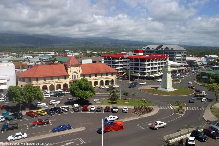 Apia is the capital city of Samoa.