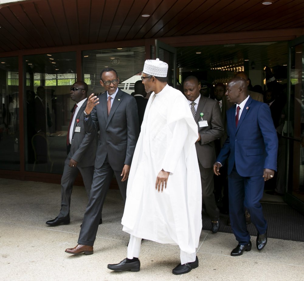Kagame arrived in Nigeria on Tuesday for a two-day working visit