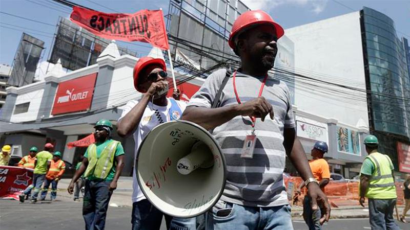 Labour unions were heavily involved in Friday's anti-corruption protests