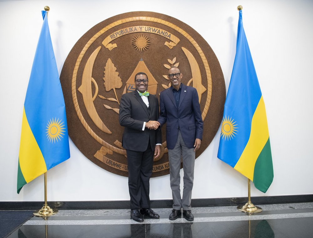 President Paul Kagame has met with Dr. Akinwumi Adesina, President of the African Development Bank (AfDB)