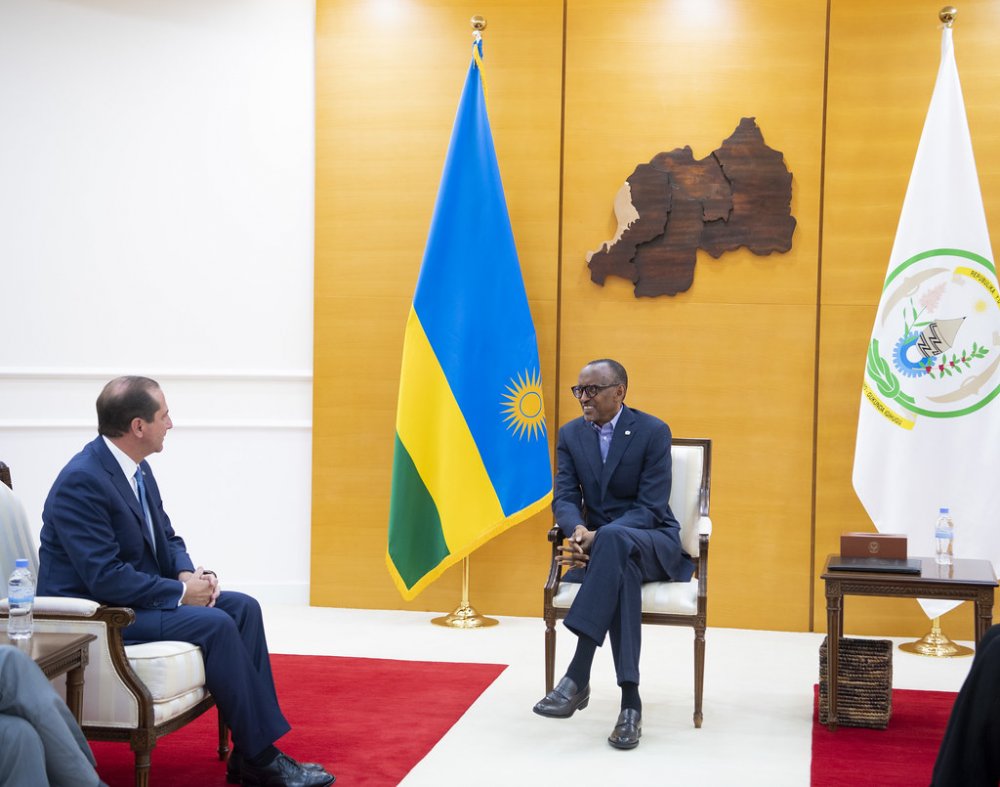 Secretary Azar commended the Rwanda Health Sector for building strong capacity in prevention and preparedness efforts.