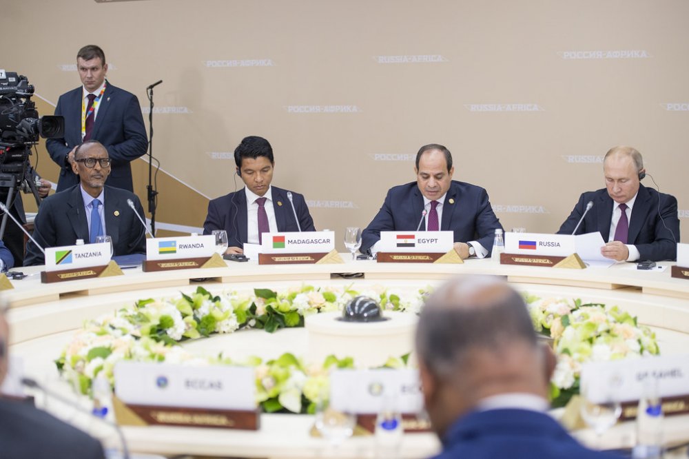 President Paul Kagame along with other African Heads of State and Government have joined host Russian President Vladimir Putin at the opening of the Russia-Africa Economic Forum attended by Russian and African officials and business communities.