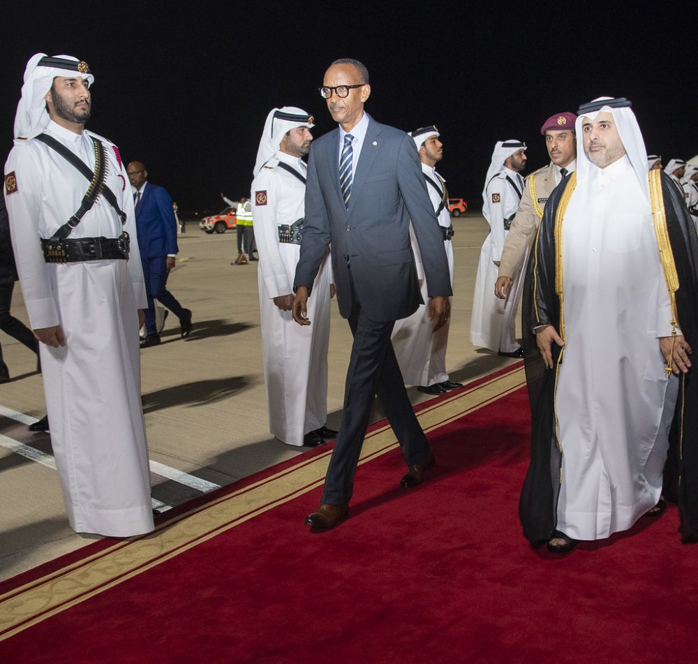 President Paul Kagame has arrived in Doha where he is expected to attend the Qatar Information Technology Conference & Exhibition