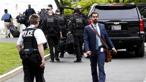 US President Barack Obama was not home when the incident occurred