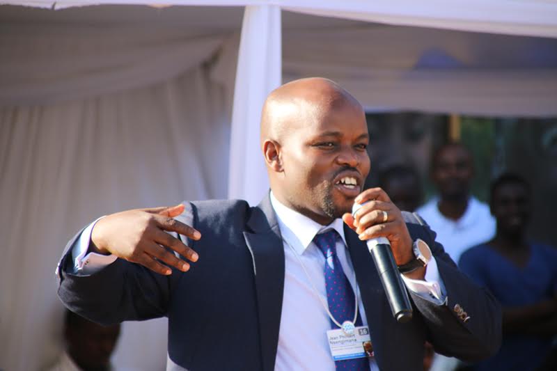 The Minister of Youth and ICT,Jean Philbert Nsengimana