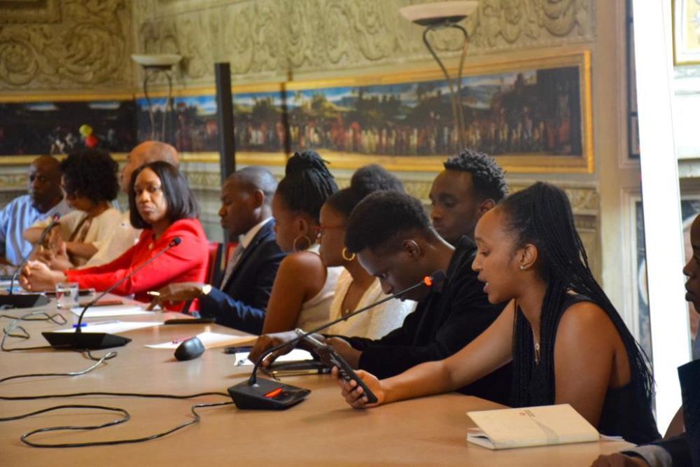 Ms Maya Musenga, the Coordinator and Spokesperson of Global Africa Youth Dialogue. 