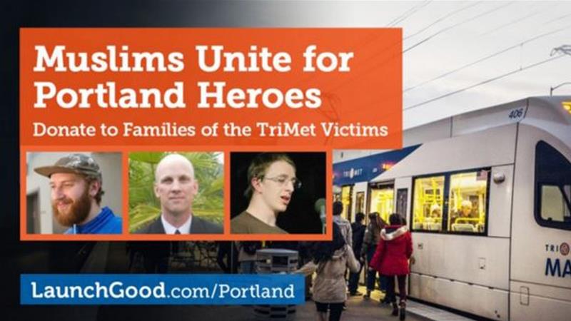 Various groups have raised almost one million dollars for the victims of Friday's attack