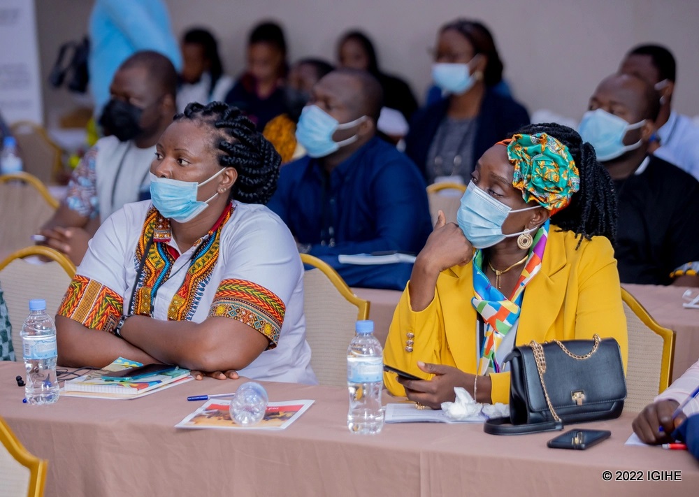 Participants of a recent event to welcome French teachers sent by OIF to Rwanda. 