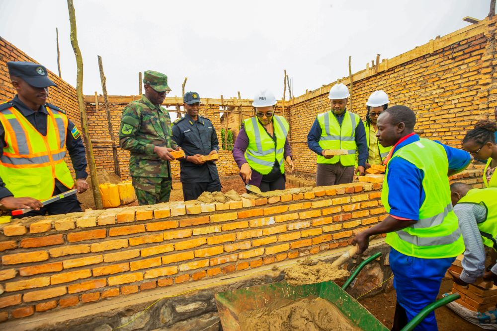 The Minister of Gender and Family Promotion, Dr. Valentine Uwamariya launched COP Rwanda 2024, in Rutunga Sector, Gasabo District where she laid a foundation stone for the construction of an Early Childhood Development (ECD) centre.