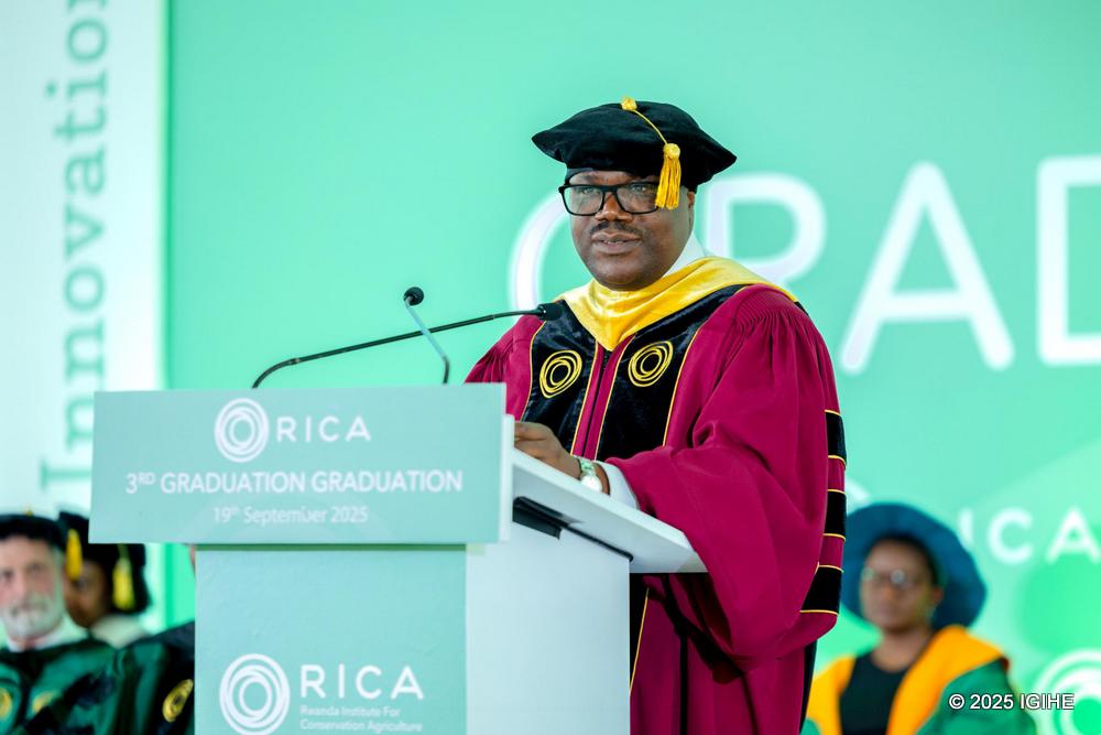 Prime Minister Dr. Justin Nsengiyumva has called on graduates of the Rwanda Institute for Conservation Agriculture (RICA) to become catalysts of Rwanda’s agricultural transformation and to help the nation achieve food sufficiency.