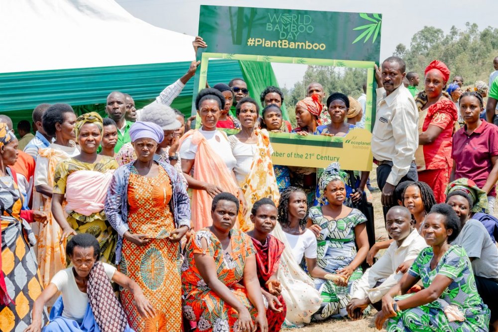 EcoPlanet Bamboo Rwanda actively participated in the celebration of Bamboo Day alongside the residents of Ruhango, showcasing its significant contributions to environmental conservation.
