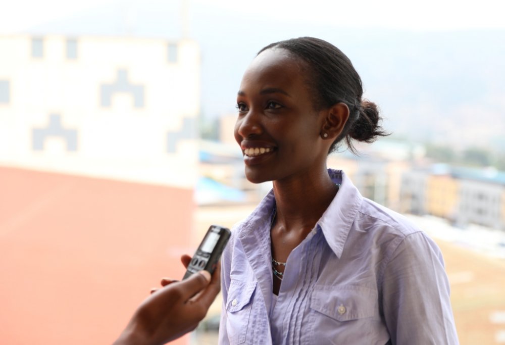 The Project Officer at Diaspora Home Management Ltd, Marie B. Umuraza Rutaganda, told IGIHE how Phoenix Plaza has been contributing to raising Infrastructures that contribute to the magnificence of Kigali city