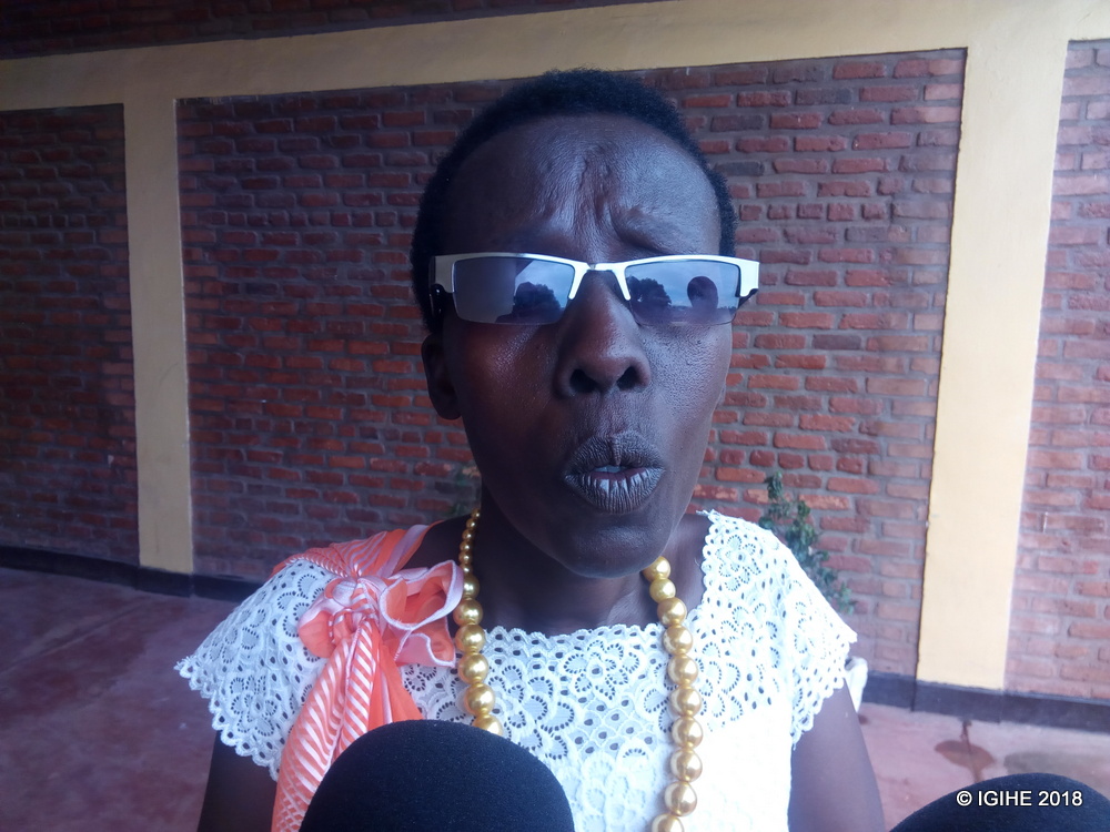 Murekatete thanks Kagabo for saving her life during the genocide
