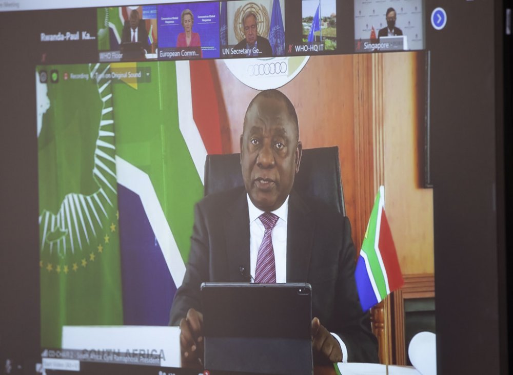 Ramaphosa said it is important for Africa to participate in the Coronavirus vaccines being developed today