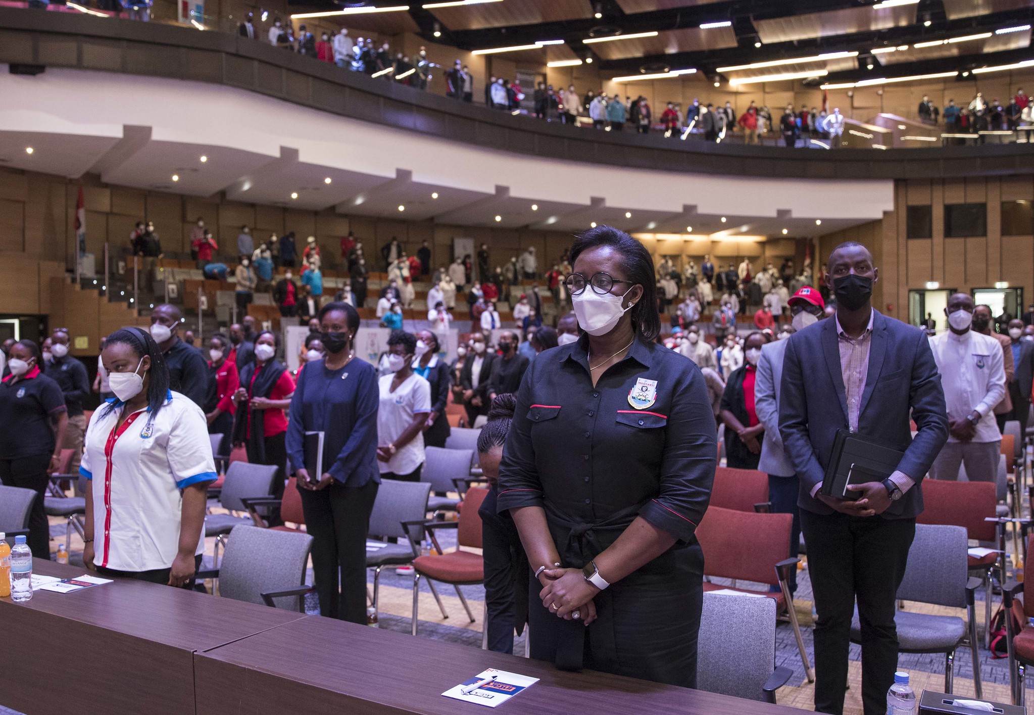 First Lady Jeannette Kagame also attended the RPF extended National Executive Committee meeting held at RPF Inkotanyi headquarters in Rusororo.