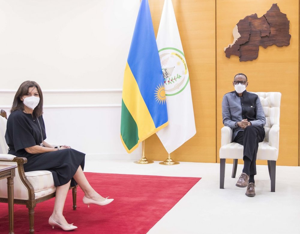 Anne Hidalgo, the Mayor of Paris held talks with President Paul Kagame on Wednesday 21st July 2021.