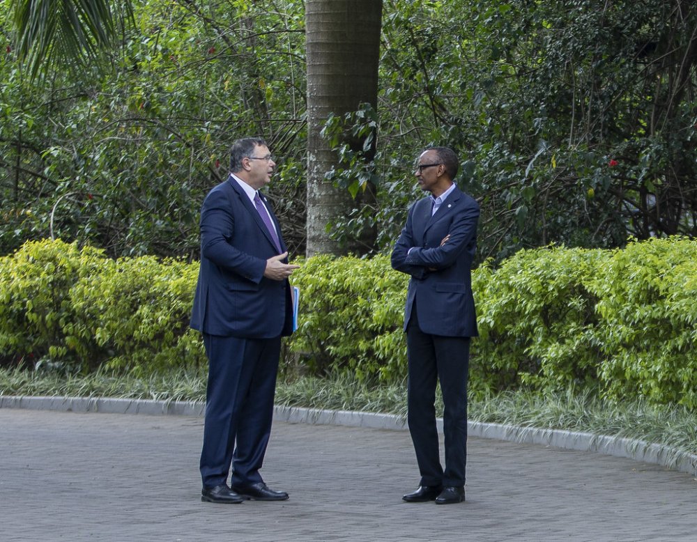 President Paul Kagame has hosted the CEO of TotalEnergies at Village Urugwiro.  