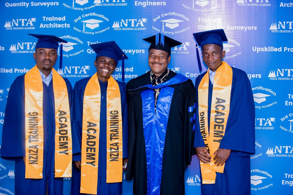 Some of graduates from previous intakes at Nziza Training Academy. 
