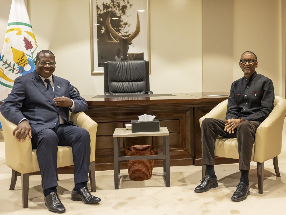 President Kagame also held talks with the Vice President of Tanzania, Philip Mpango who is in Rwanda for AGRF summit.  