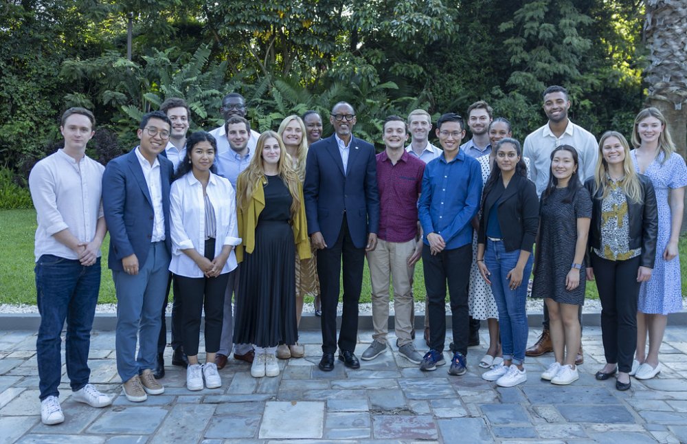 President Kagame often delivers talks to inspire students from Harvard Business School. 