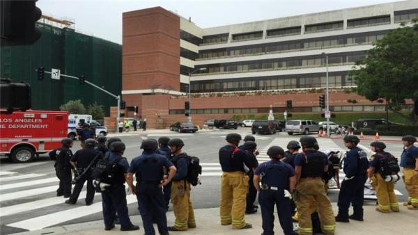 UCLA officials locked down the campus following the deadly shooting